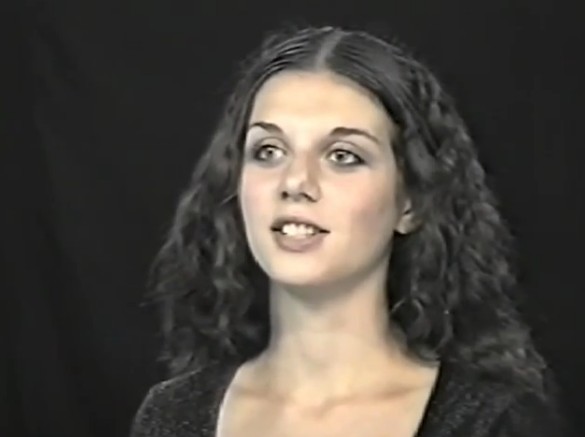 Анна Седокова в 16 лет