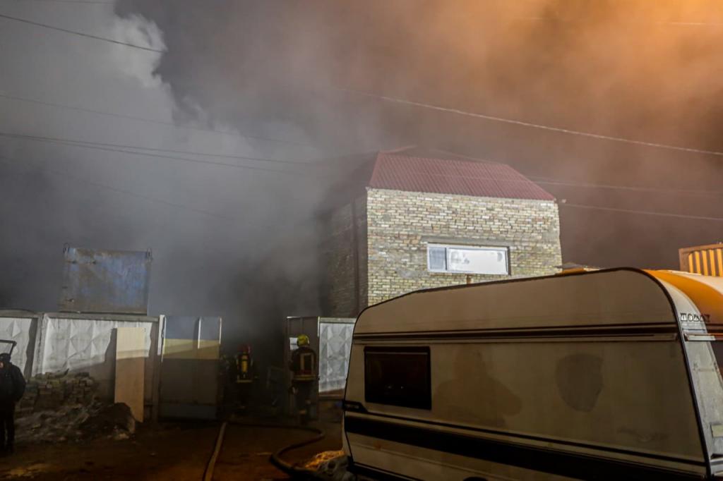 В Киеве в домашней бане сгорели три человека