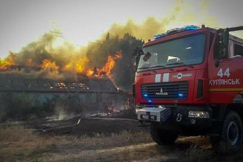 Пожар на Харьковщине