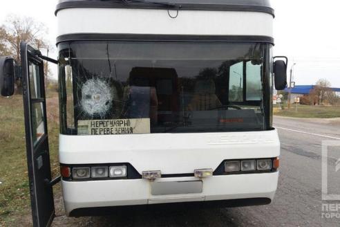 фото http://1tv.kr.ua, под Кривым Рогом разбили автобус