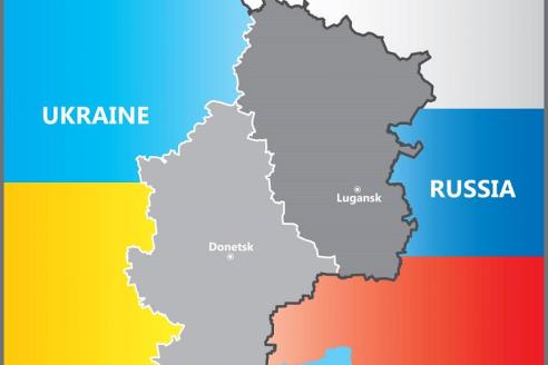 карта Донецк Луганск