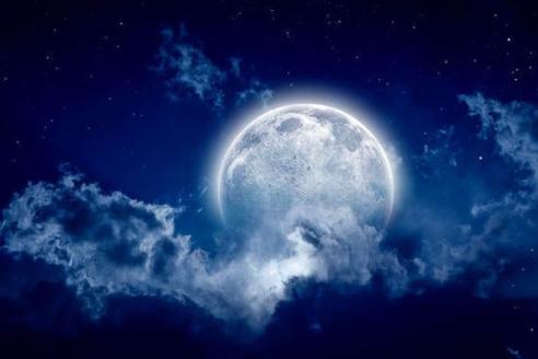 Полнолуние и голубая Луна