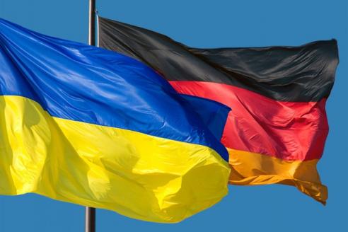 флаг украина Германия