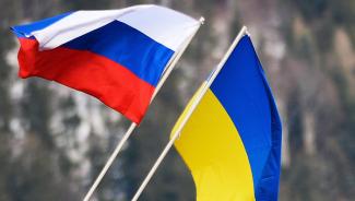 Флаг Украины иРоссии