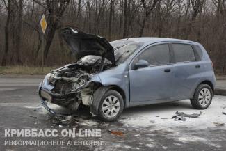 фото http://krnews.ua, возгорание авто