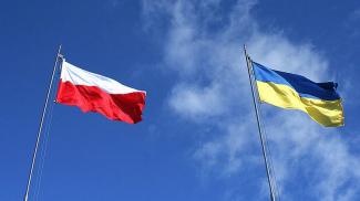 флаг Польши и Украины