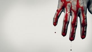 рука в крови, фото из открытых источников