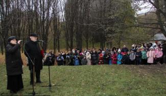 траурный митинг в Днепре, фото Днепропетровской еврейской общины