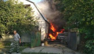 пожар в Павлограде, огонь