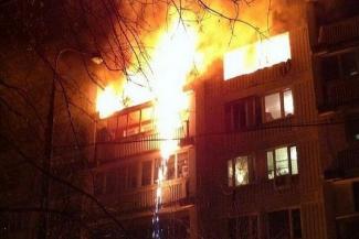 пожар в трех квартирах, фото из открытых источников