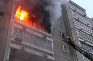 пожар в многоэтажке, фото из открытых источников