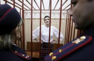 Украинская летчица Надежда Савченко. Фото: censor.net.ua