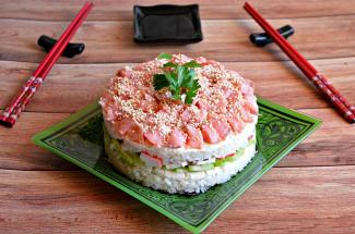 Суши-салат: рецепт кулинарного шедевра