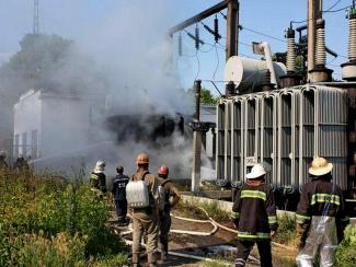 пожар в трансформаторе, фото из открытых источников