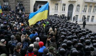 акции протеста в Украине