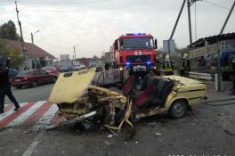 ДТП под Днепром: авто вылетело в кювет и перевернулось