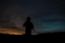 Военные с Днепропетровщины показали фото ноябрьской ночи на передовой