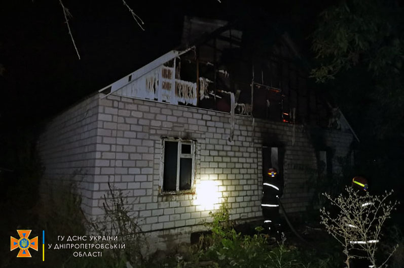 В Каменском районе пожар в доме унес жизнь хозяина