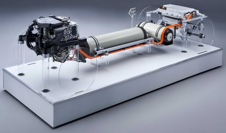 Силовая установка BMW i Hydrogen на водородных топливных ячейках