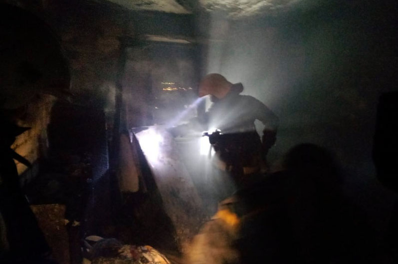 В Павлограде из пожара в общежитии спасли четырех человек