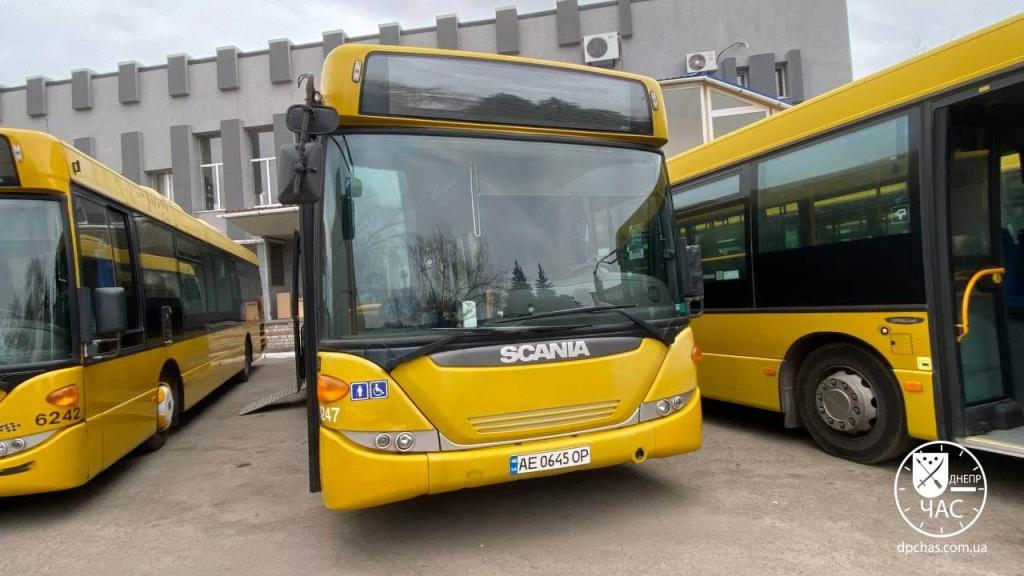 На маршруты Днепра выйдут новые автобусы большой вместимости
