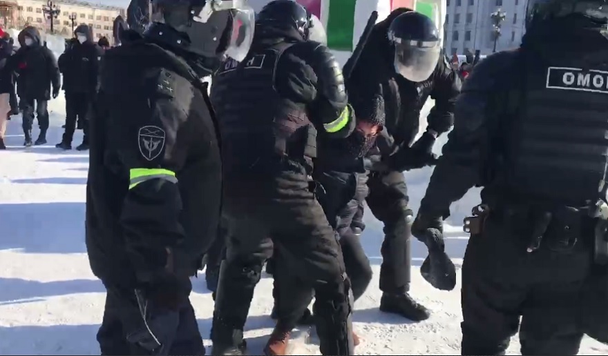 Митинги в России 