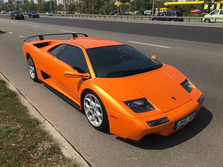 Lamborghini Diablo на еврономерах