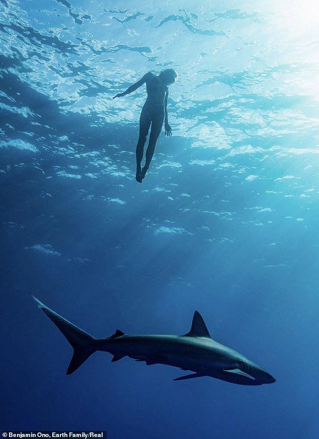Мариса Пепен обнаженная с акулами