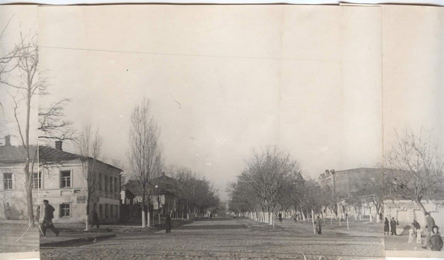 Улица Гоголя в 1944 году в Днепре