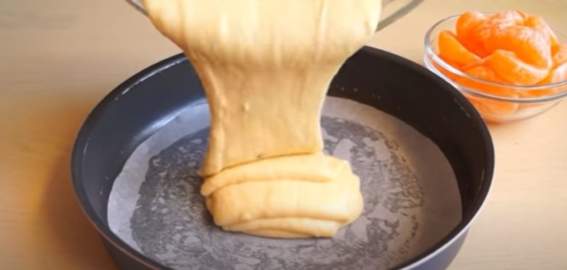 пирог с мандаринами (фото-рецепт)