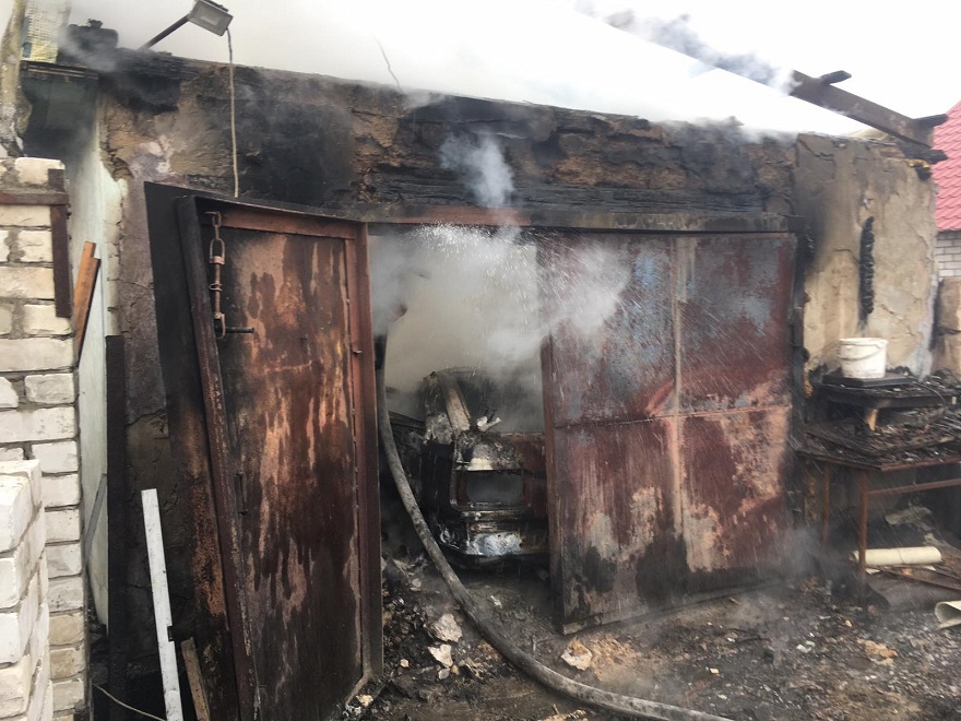 Пожар на Днепропетровщине: ночью сгорела летняя кухня
