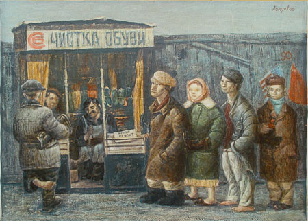 Как выглядел страшный СССР на запрещенных картинах художника Колотева
