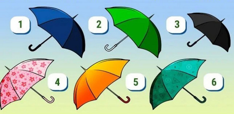 Тест по картинке: выбери зонт и узнай о своем характере