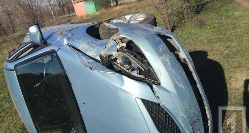 Мазда черная авария