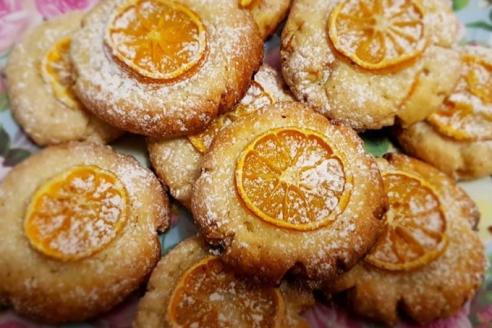 Печенье из мандаринов