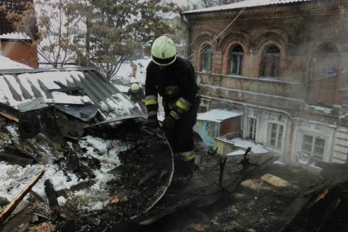 фото ГСЧС, пожар в Днепре