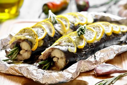 запеченная скумбрия