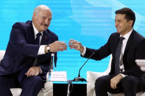 Зеленский и Лукашенко