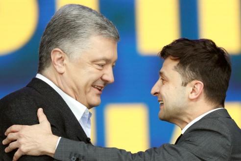 Порошенко и Зеленский