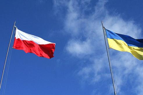 флаг Польши и Украины