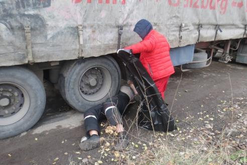 фото https://dp.informator.ua, фура раздавила водителя