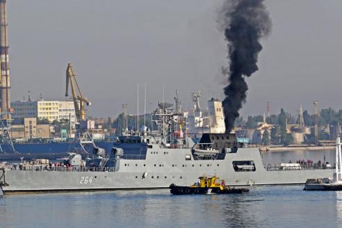 Эскадра НАТО в составе пяти кораблей зашла в Одессу