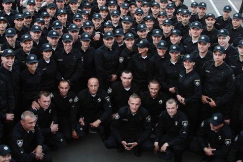 В Днепропетровске появились копы на велосипедах