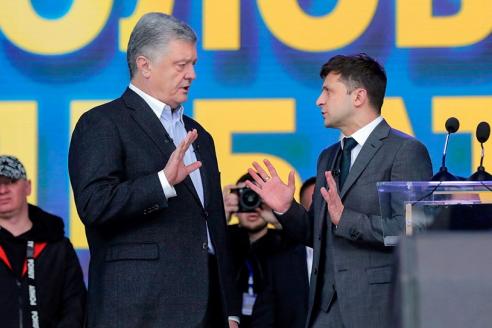 Порошенко и Зеленский