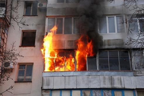 пожар в многоэтажке, фото из открытых источников