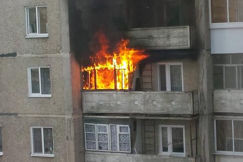 пожар в квартире, фото из открытых источников