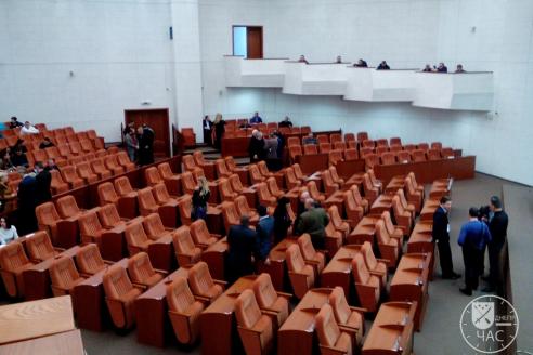 Сессионный зал днепропетровского горсовета