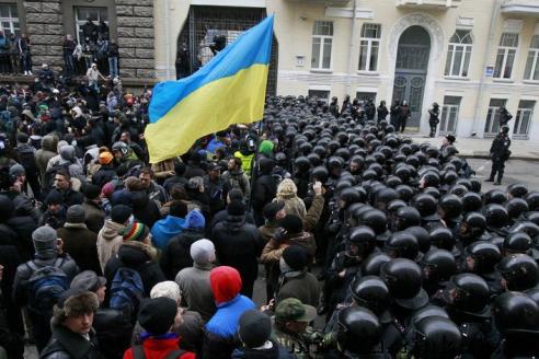 акции протеста в Украине