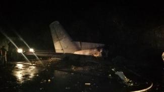 Под Харьковом разбился военный самолет Ан-26