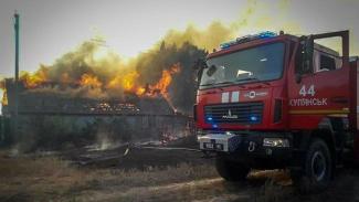 Пожар на Харьковщине